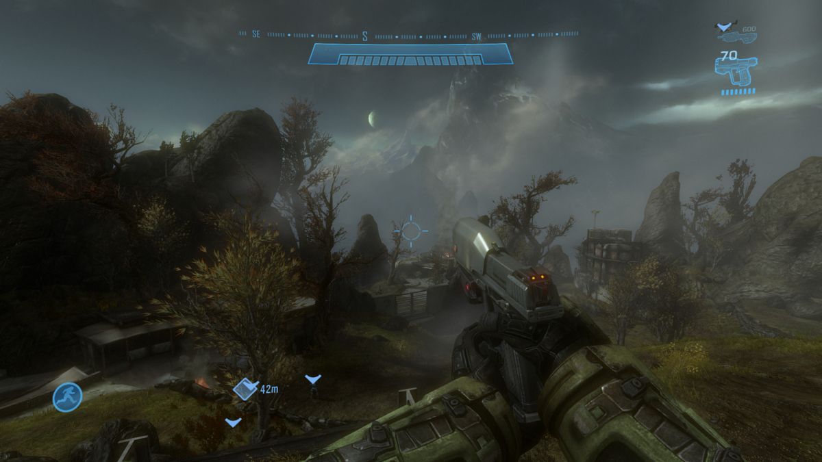 Halo: Reach (Windows) screenshot: The beauty of planet Reach.