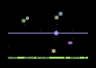 Firing Line (Commodore 64) screenshot: Additional Life