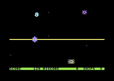 Firing Line (Commodore 64) screenshot: Starting the Game