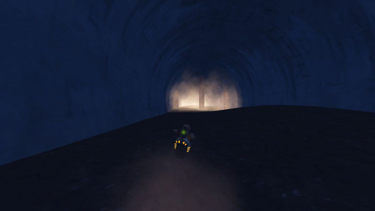 Defunct (Windows) screenshot: Long tunnel