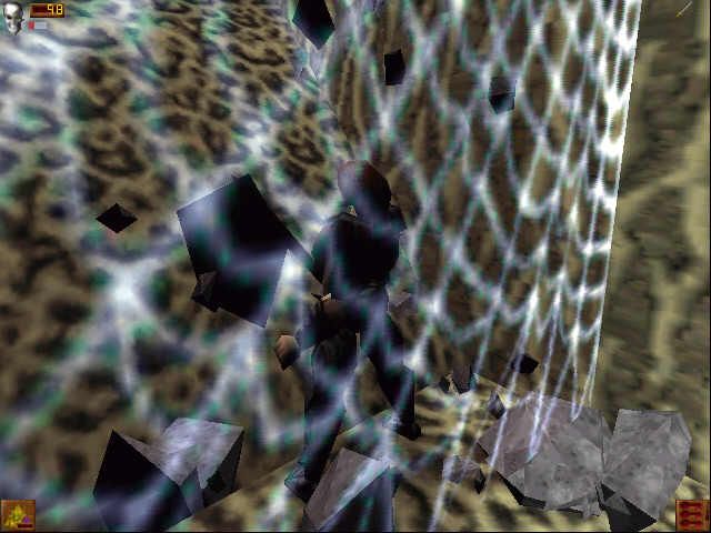 Ian Livingstone's Deathtrap Dungeon (Windows) screenshot: Beautiful lighting