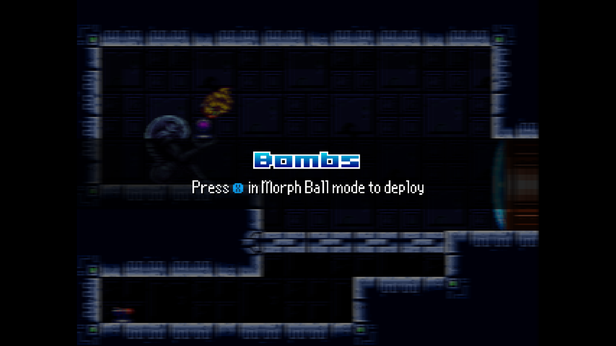AM2R: Return of Samus (Windows) screenshot: Bombs obtained