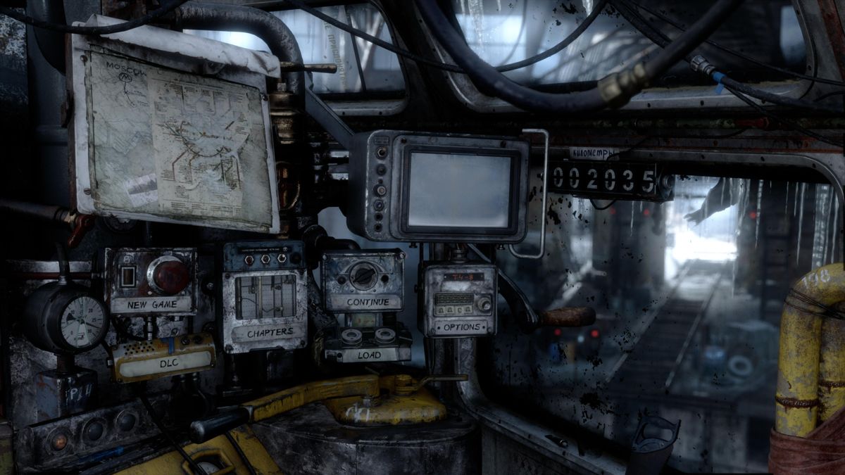 Metro: Exodus (PlayStation 5) screenshot: Main menu