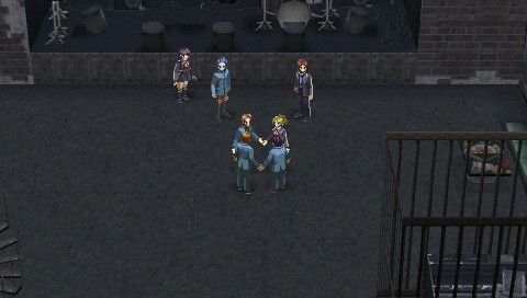 Shin Megami Tensei: Persona 2 - Innocent Sin (PSP) screenshot: Join hands and sing along. That solves every problem, every time!
