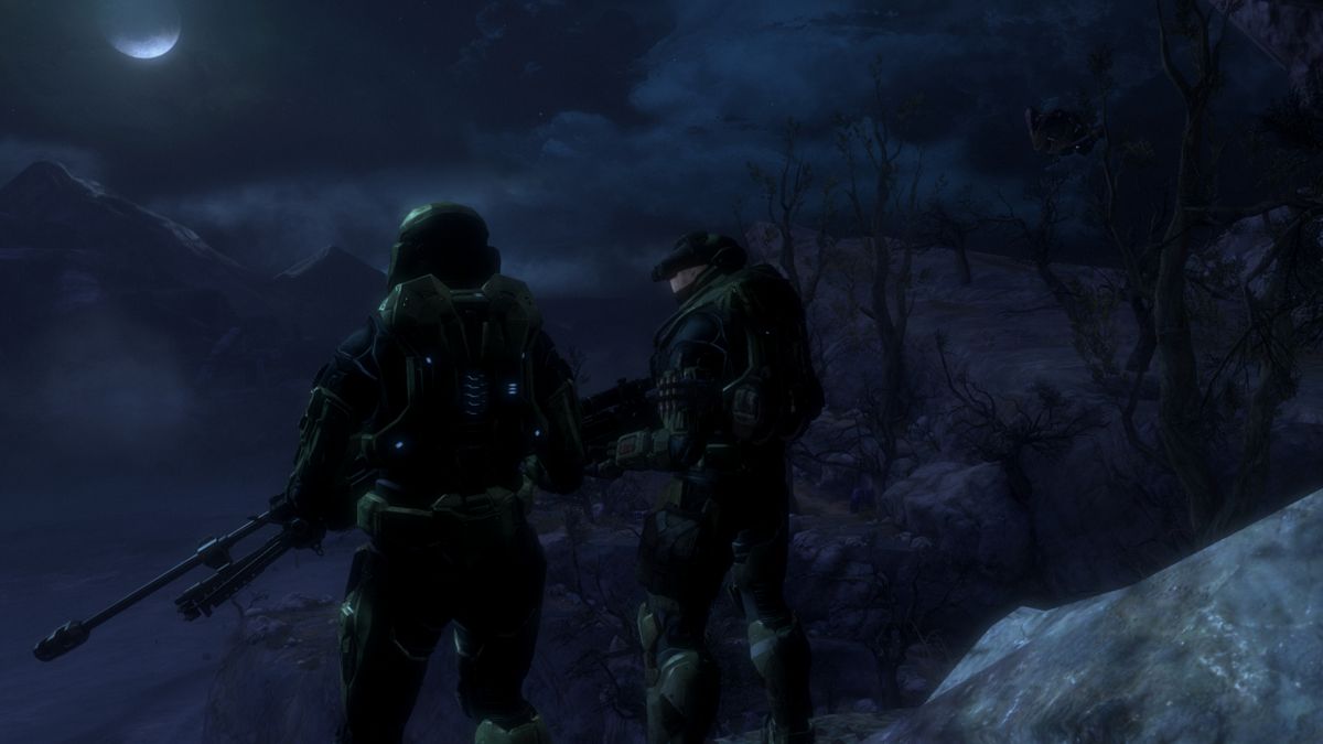 Halo: Reach (Windows) screenshot: Setting a plan with your teammate.
