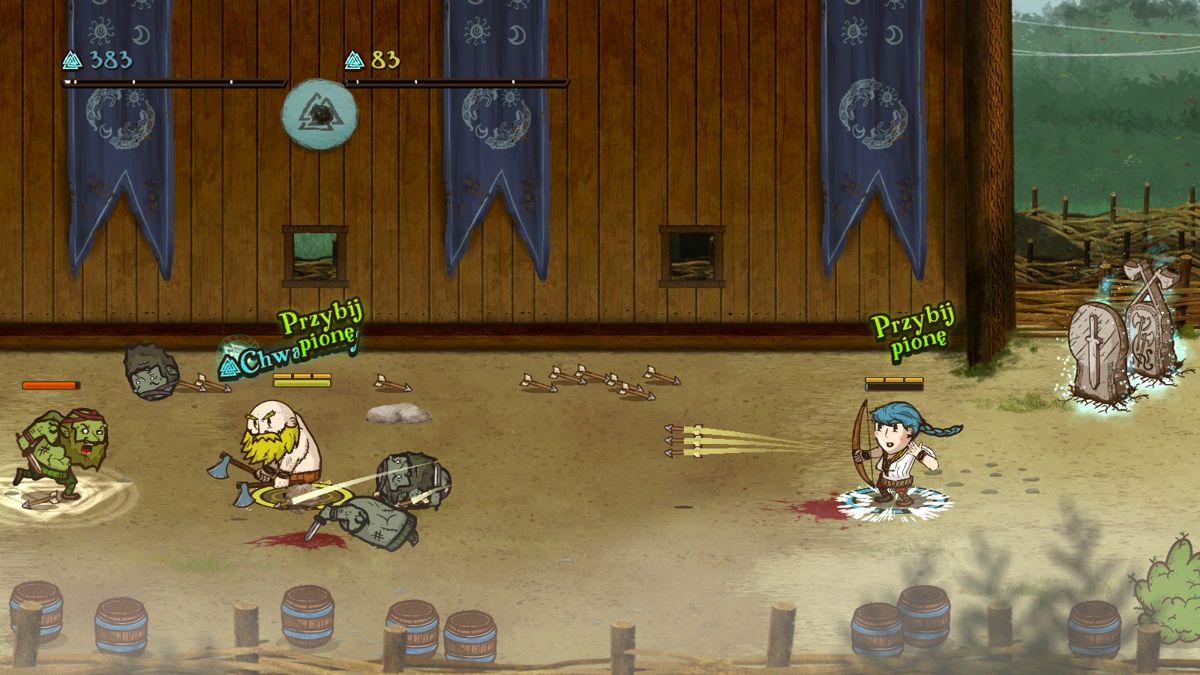 Die for Valhalla! (Windows) screenshot: destroy enemies!