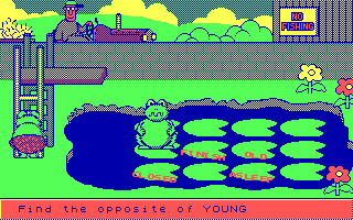 Fun School 4: For 5 to 7 Year Olds (DOS) screenshot: Opposites