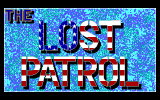 Lost Patrol (DOS) screenshot: Title Screen (EGA/Tandy)