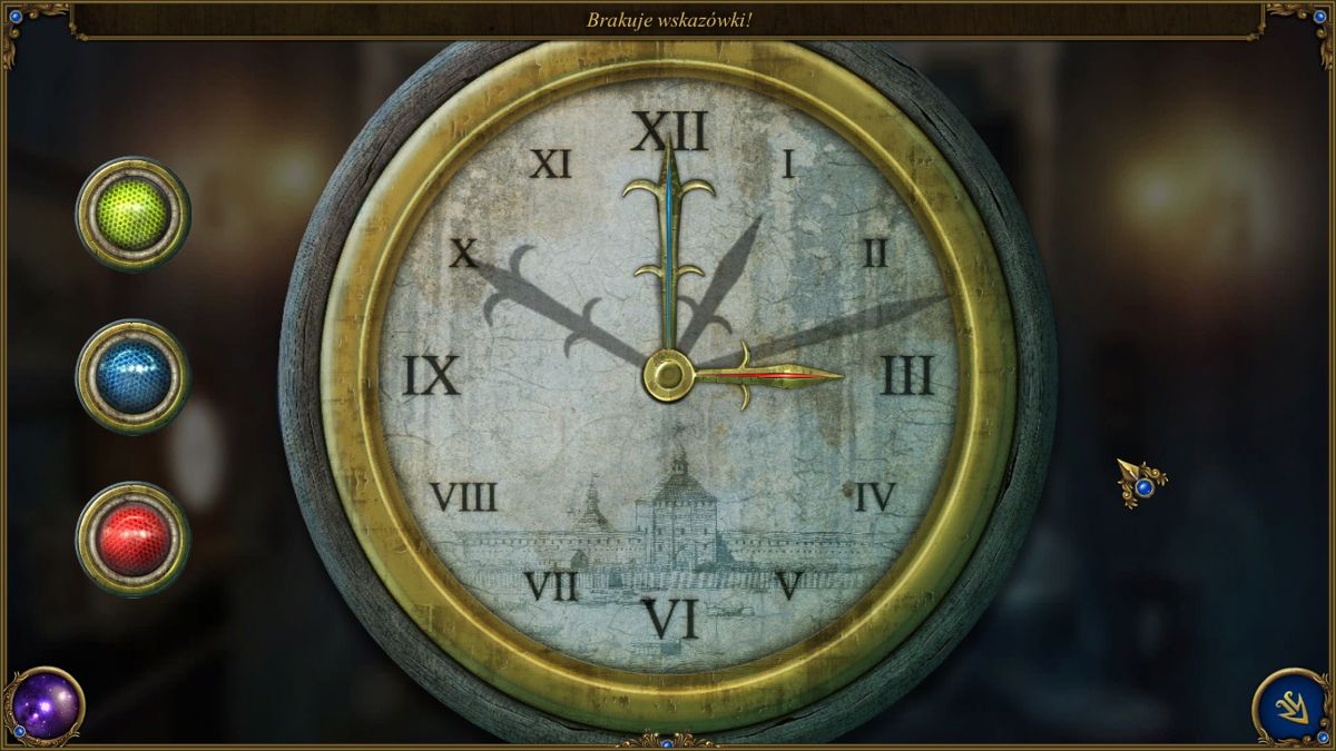 Frankenstein: Master of Death (Windows) screenshot: hand of a clock is missing