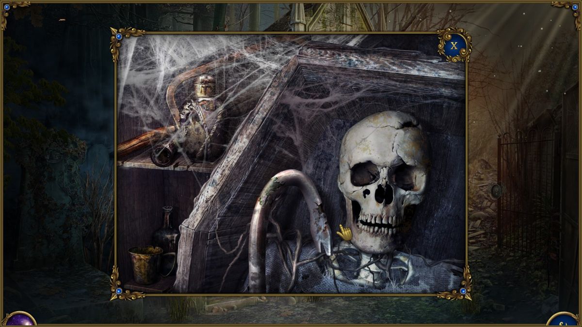 Frankenstein: Master of Death (Windows) screenshot: Skeleton has crowbar