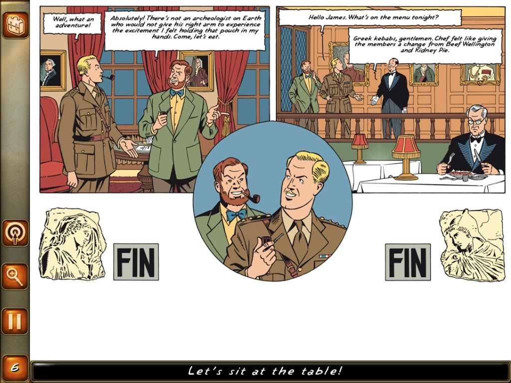 Blake and Mortimer: The Curse of the Thirty Denarii (Windows) screenshot: Final comics.