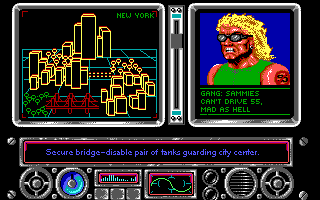NY Warriors (DOS) screenshot: Mission 2