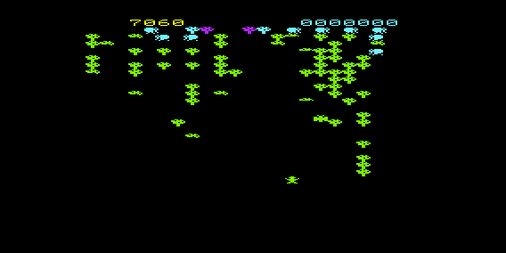 Screenshot of Mushroom Alley (VIC-20, 1983) - MobyGames