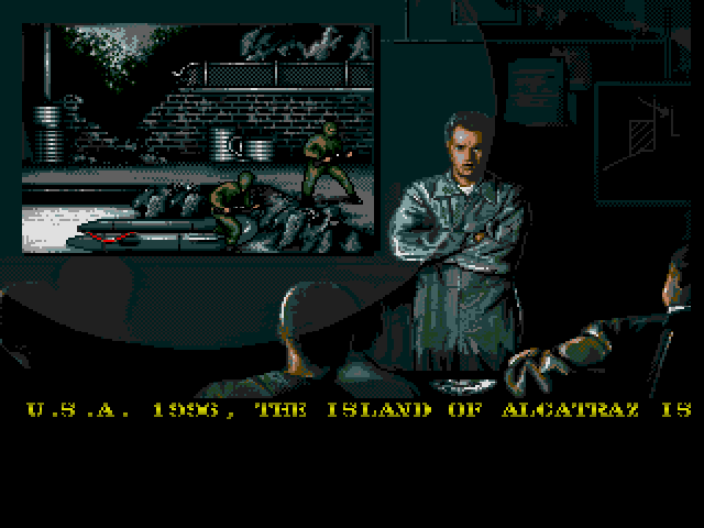 Alcatraz (Amiga) screenshot: Briefing