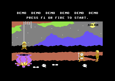 Jungle Quest (Commodore 64) screenshot: Witch Doctor