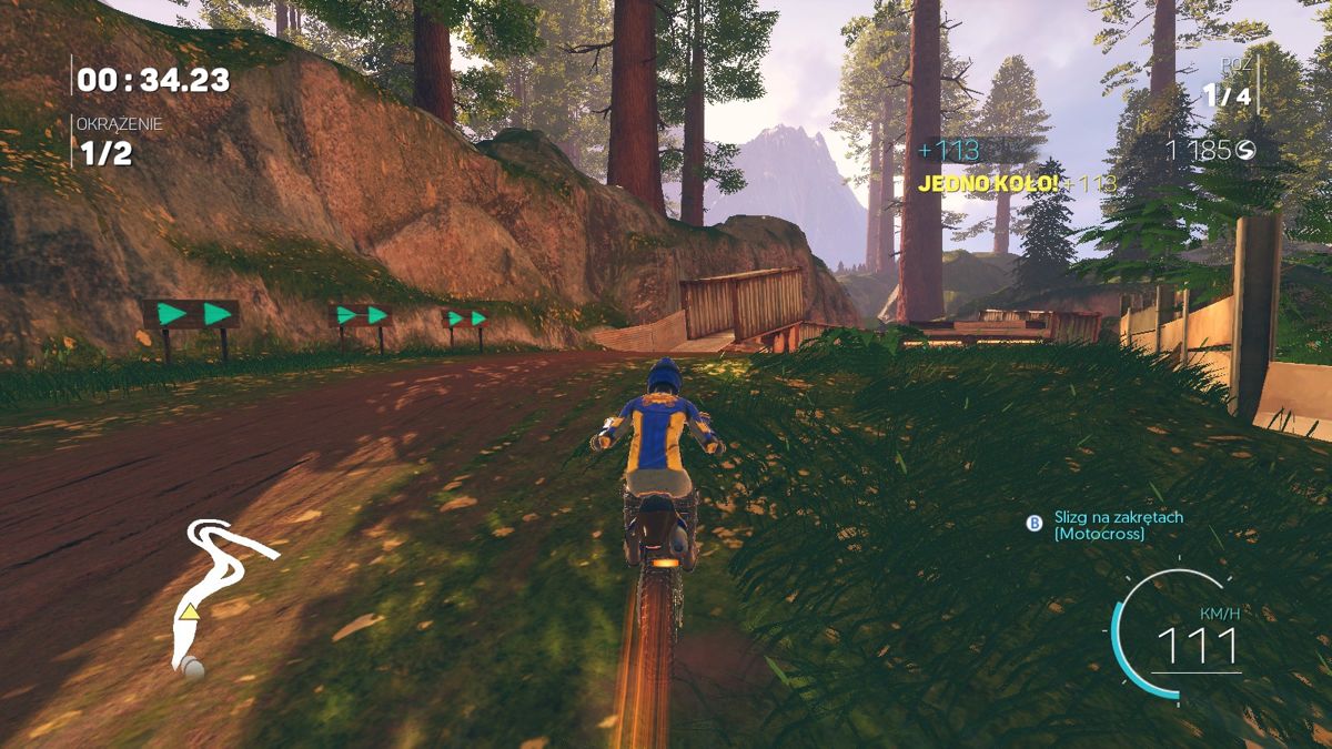 Moto Racer 4 (Windows) screenshot: run by container