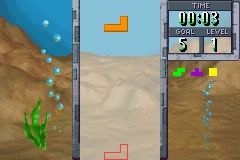 Tetris Worlds (Game Boy Advance) screenshot: Gameplay
