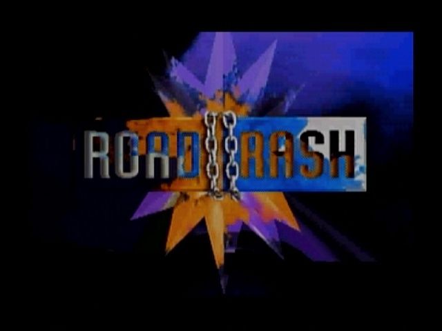 Road Rash (SEGA Saturn) screenshot: Road Rash logo from opening cutscene