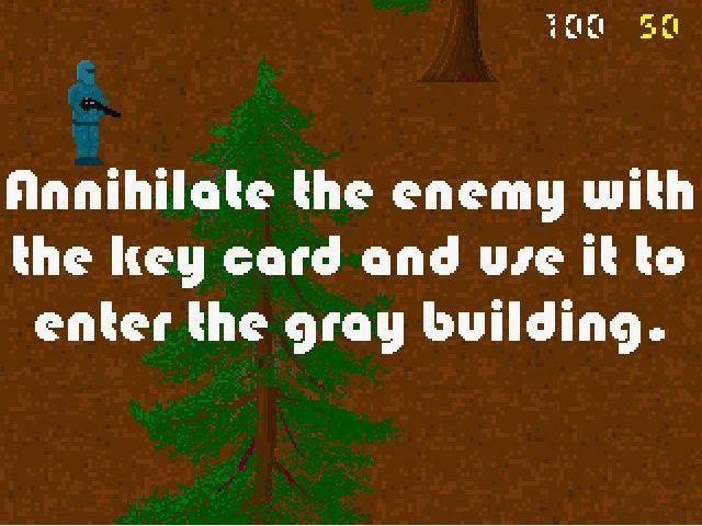 Annihilator (Windows) screenshot: The objective is simple and familiar - kill everyone!