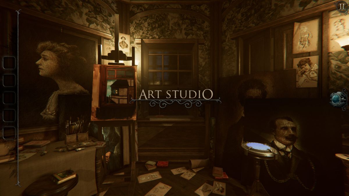 The Room: Old Sins (Windows) screenshot: The Art Studio