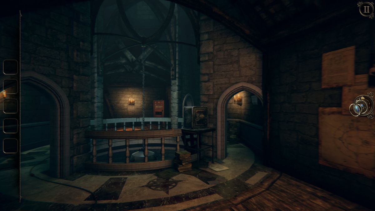 The Room Three (Windows) screenshot: Central room of the island complex tower