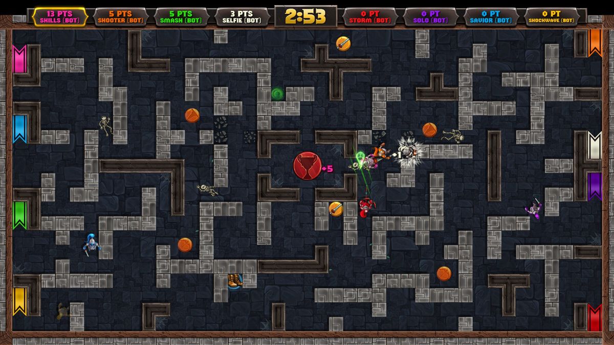 Knight Squad (Windows) screenshot: Or with Arrows