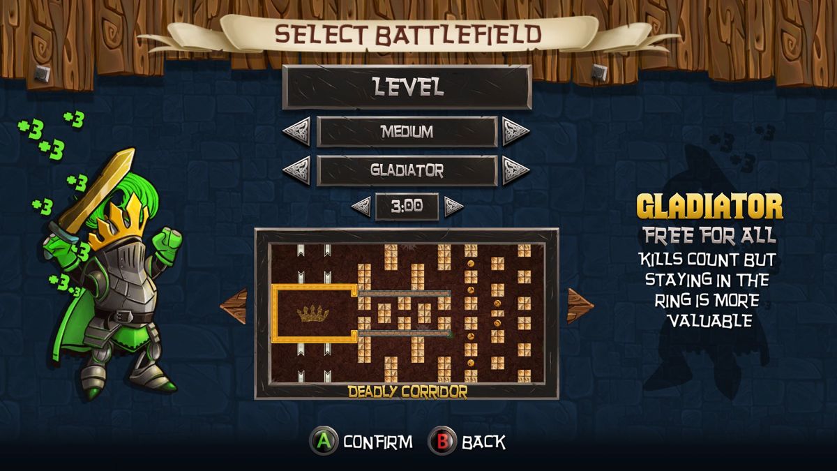 Knight Squad (Windows) screenshot: A variety of game modes to change things up