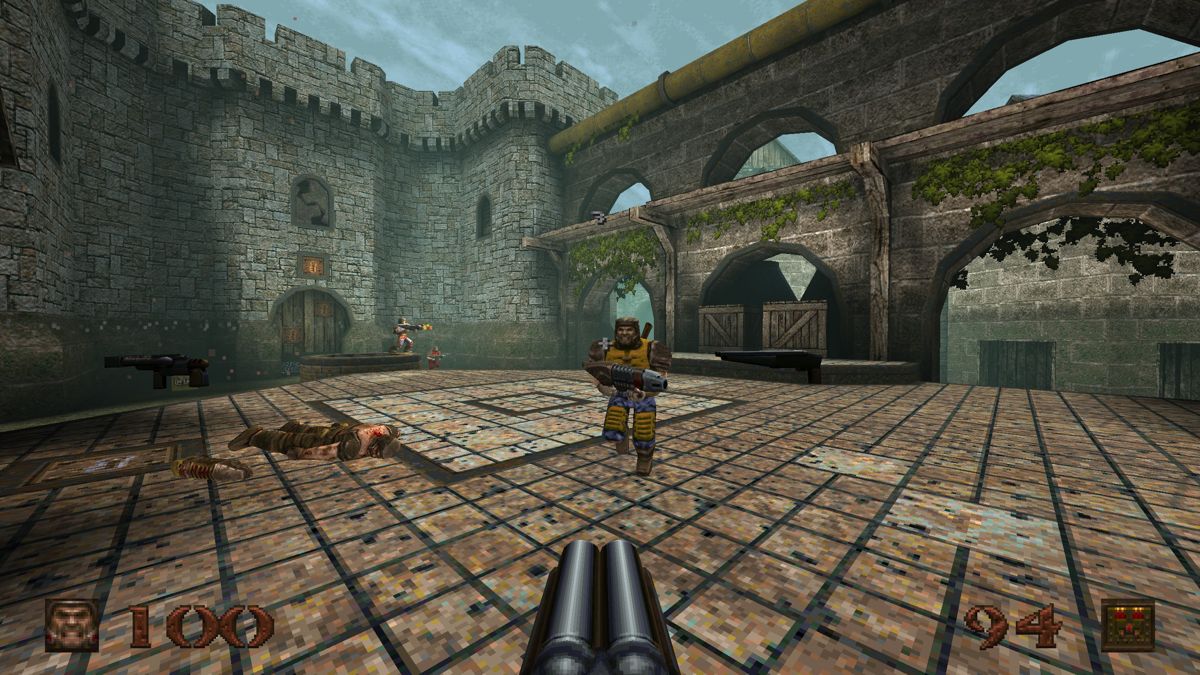 Quake (Windows) screenshot: The all-new PvE horde mode added in the December 2021 update