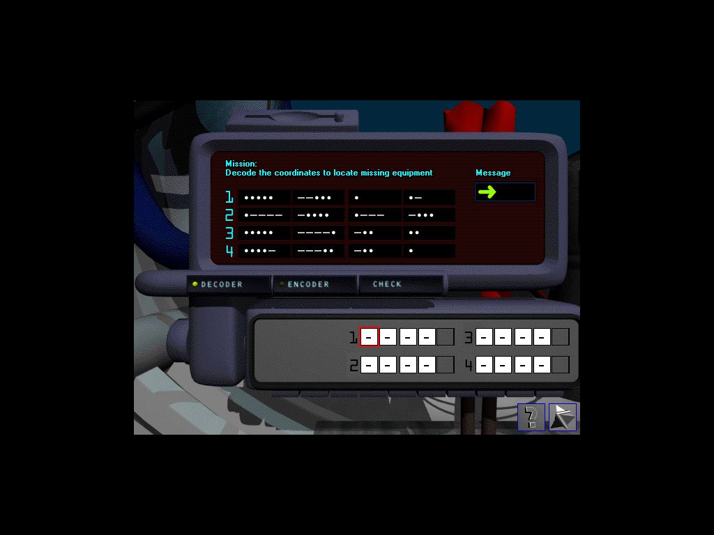 Screenshot of codebreaker windows 1998 mobygames