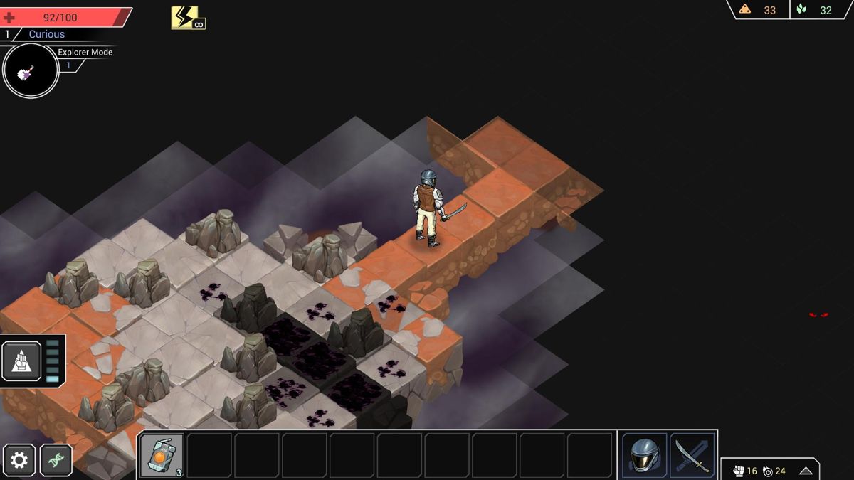 Shattered Planet (Windows) screenshot: The corruption is spreading