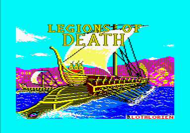 Legions of Death (Amstrad CPC) screenshot: Loading screen.