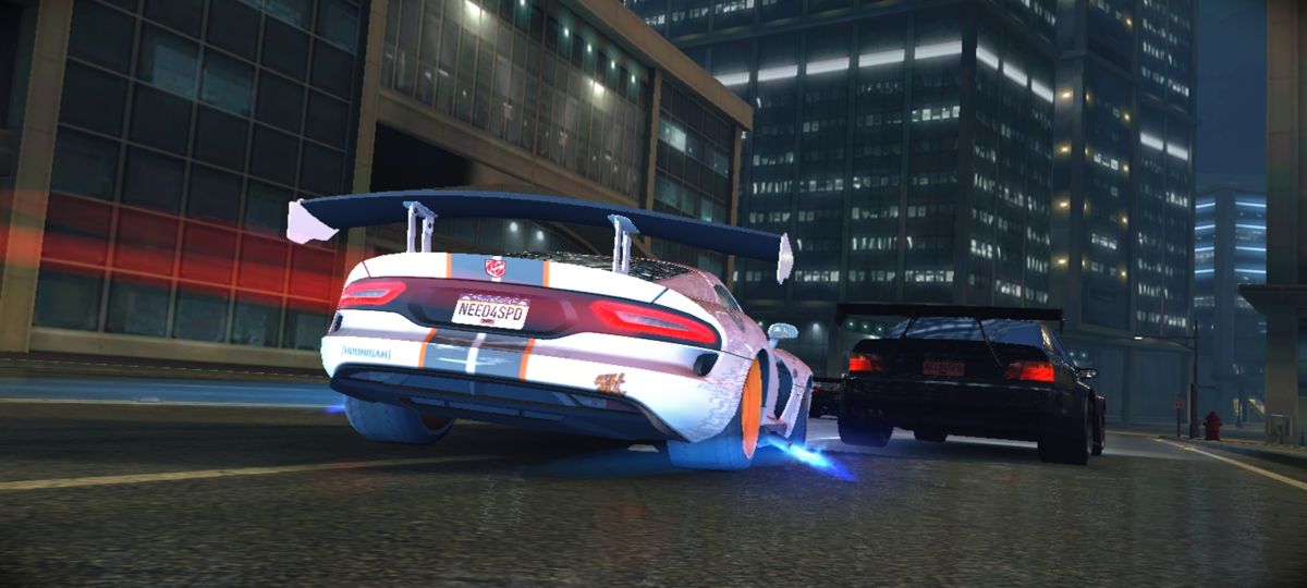 Need for Speed: No Limits (Android) screenshot: A scene from the introduction sequence (2023 Dutch version)