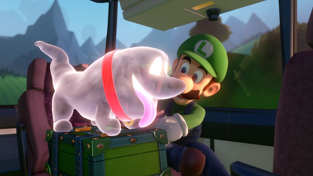 Luigi's Mansion 3 (Nintendo Switch) screenshot: Intro: Here's the little stowaway