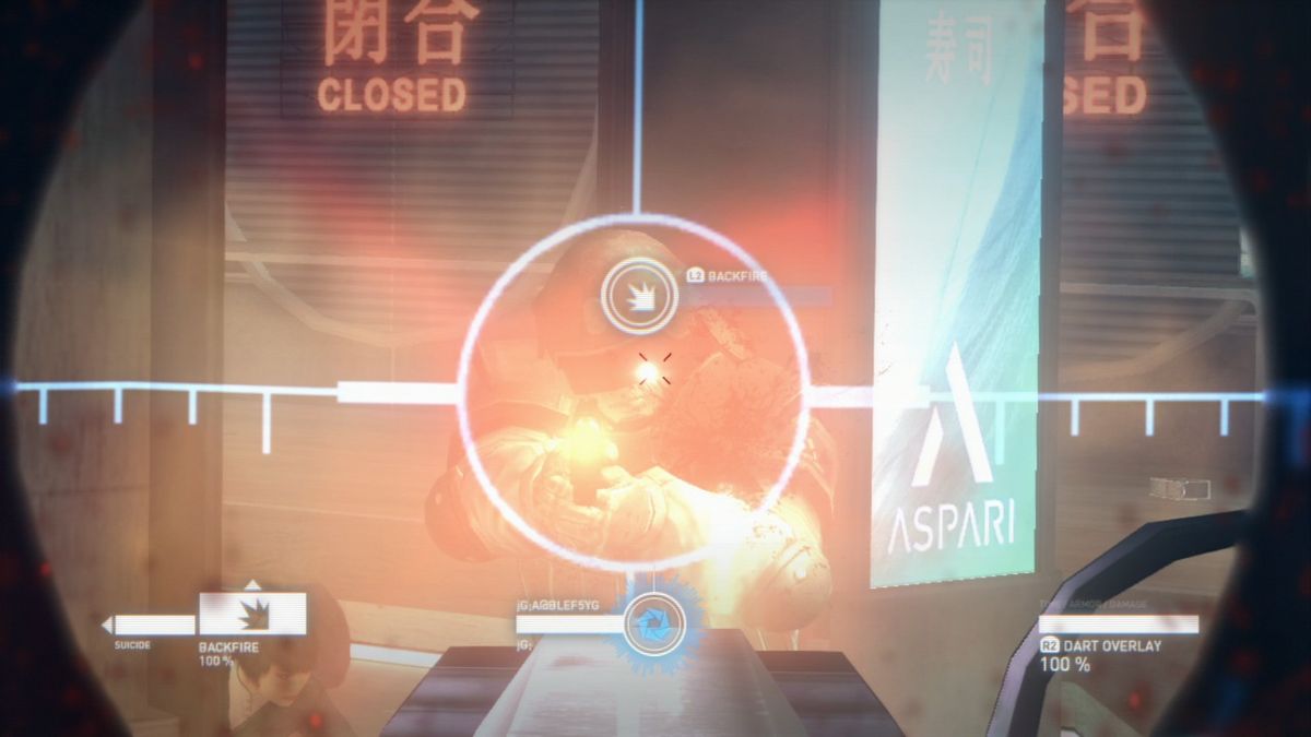 Syndicate (PlayStation 3) screenshot: Sniping.