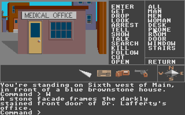 Borrowed Time (Atari ST) screenshot: Medicine is near