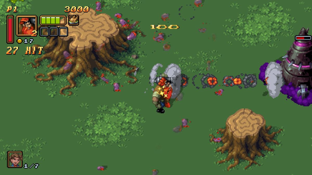 Battle Axe (Windows) screenshot: The marauder shoots cannon balls.