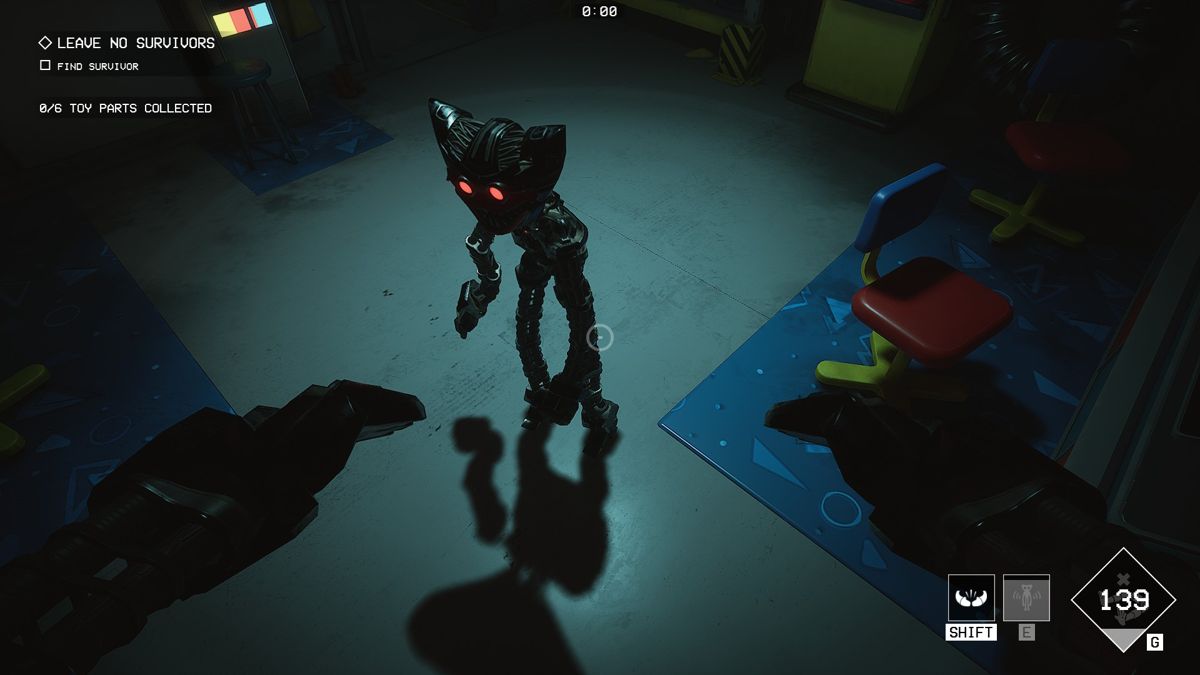 Project: Playtime (Windows) screenshot: Placing a robot sentinel-huggy