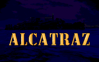 Alcatraz (DOS) screenshot: Title Screen