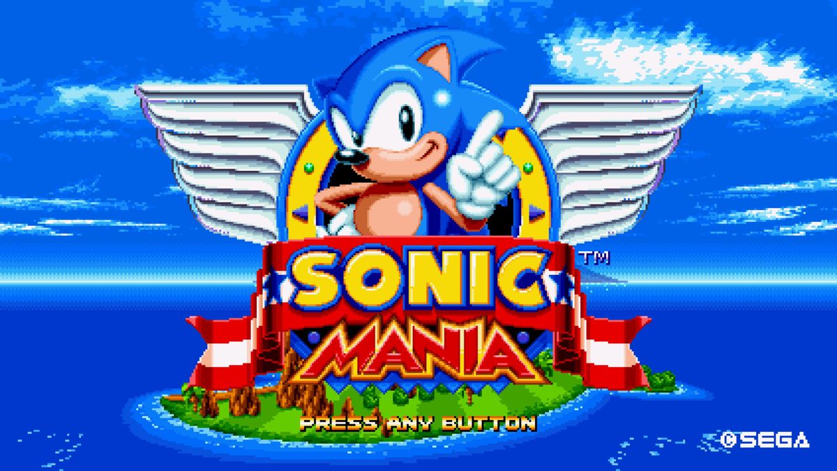 Sonic Mania (Windows) screenshot: Title screen