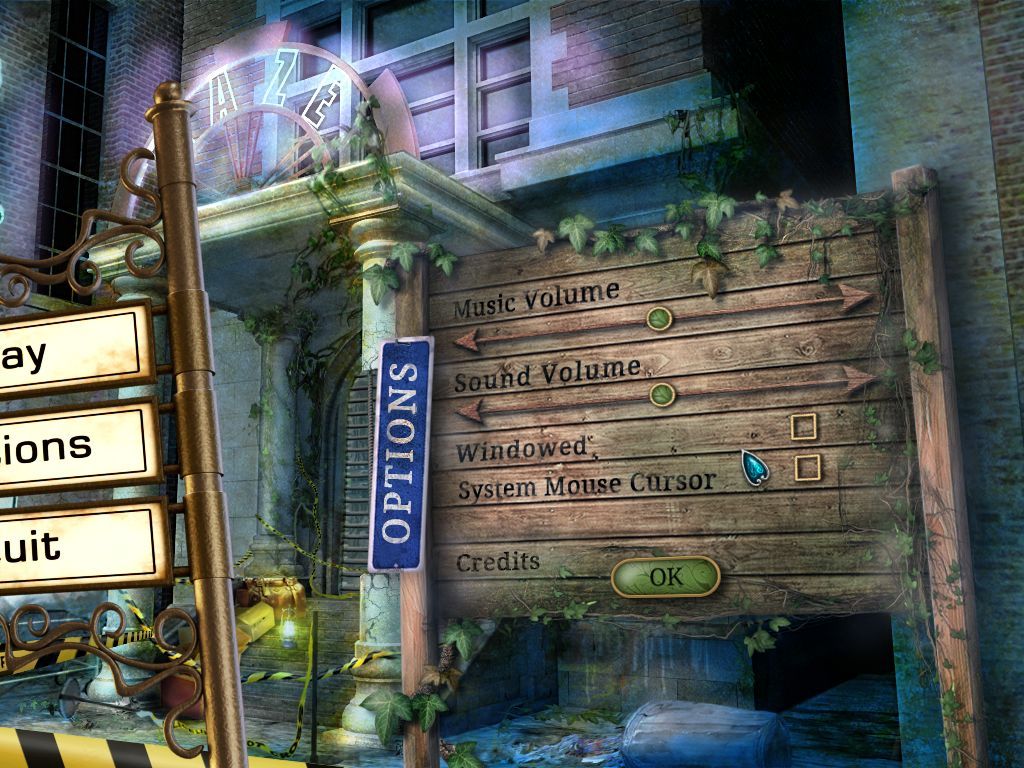 Urban Legends: The Maze (Windows) screenshot: The game's customisation options. It can be played in windowed mode