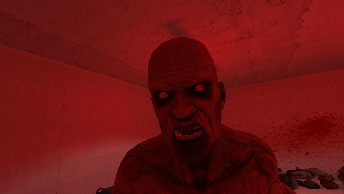 Cursed Hospital (Windows) screenshot: Oh no! A zombie