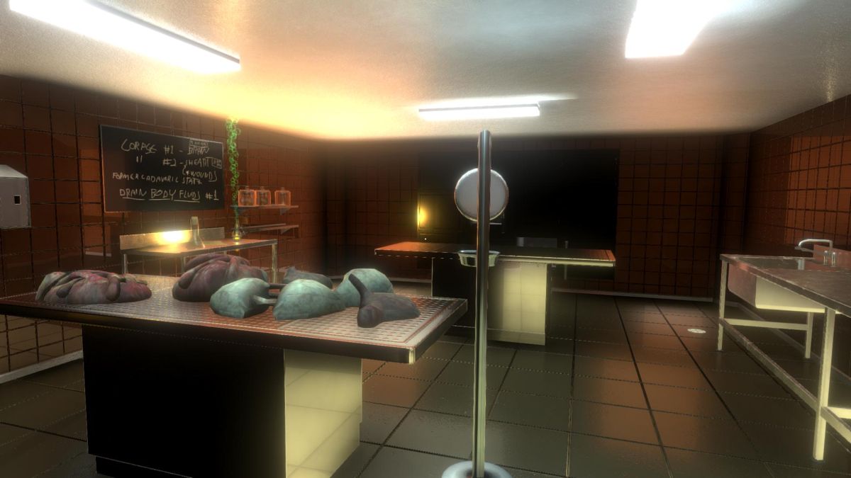 Cursed Hospital (Windows) screenshot: A laboratory