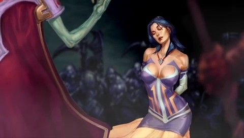 Untold Legends: The Warrior's Code (PSP) screenshot: The execution of Lady Inaya