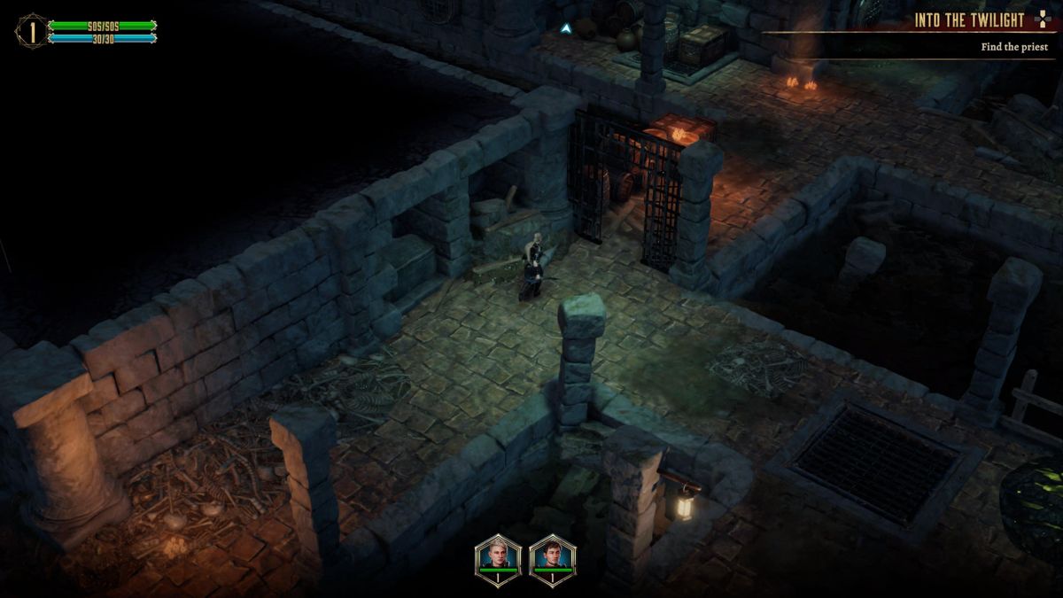 Disciples: Liberation (PlayStation 4) screenshot: Traversing the sewers