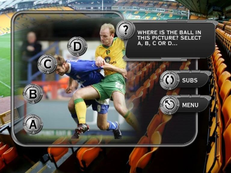 Final Answer: Norwich City (DVD Player) screenshot: A sample question