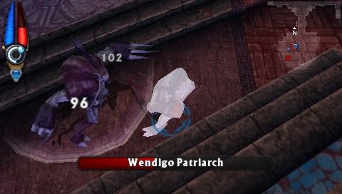 Untold Legends: The Warrior's Code (PSP) screenshot: Wendigo Patriarch