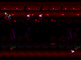 Fatal Smarties (Genesis) screenshot: These tiny enemies are hard to hit.