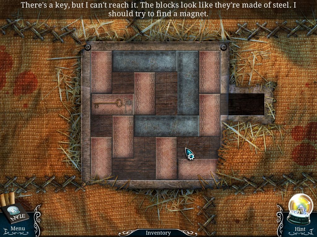 Urban Legends: The Maze (Windows) screenshot: Another traditional puzzle and once again we need to find the right tool to solve it