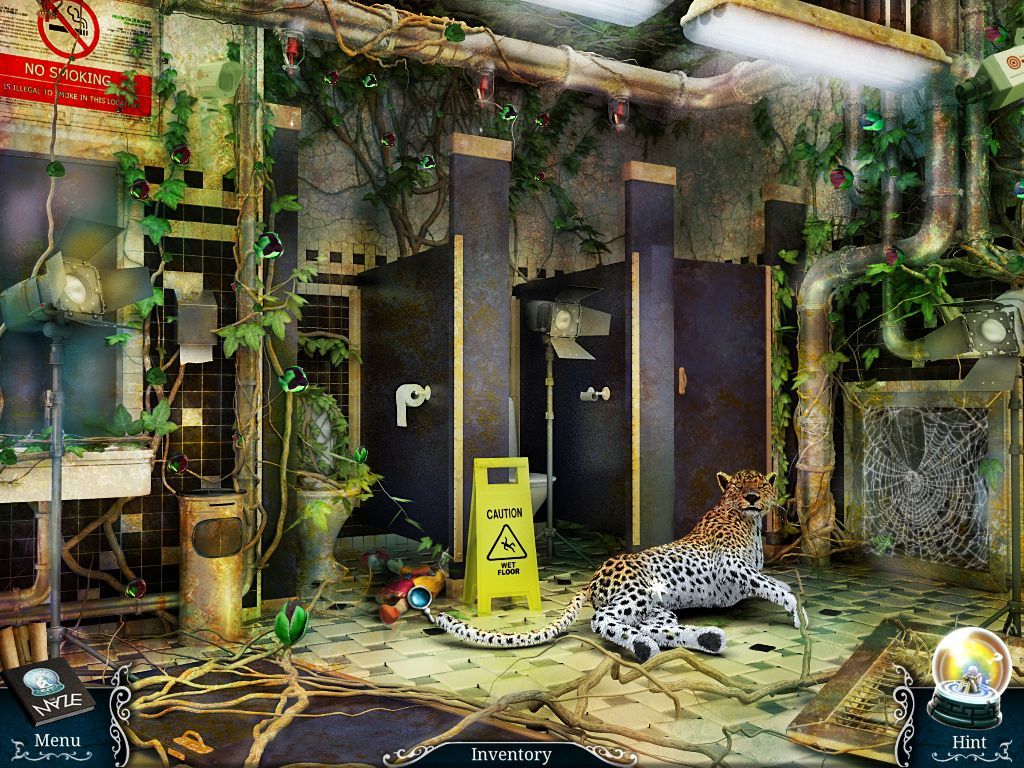 Urban Legends: The Maze (Windows) screenshot: Not many games have a toilet scene