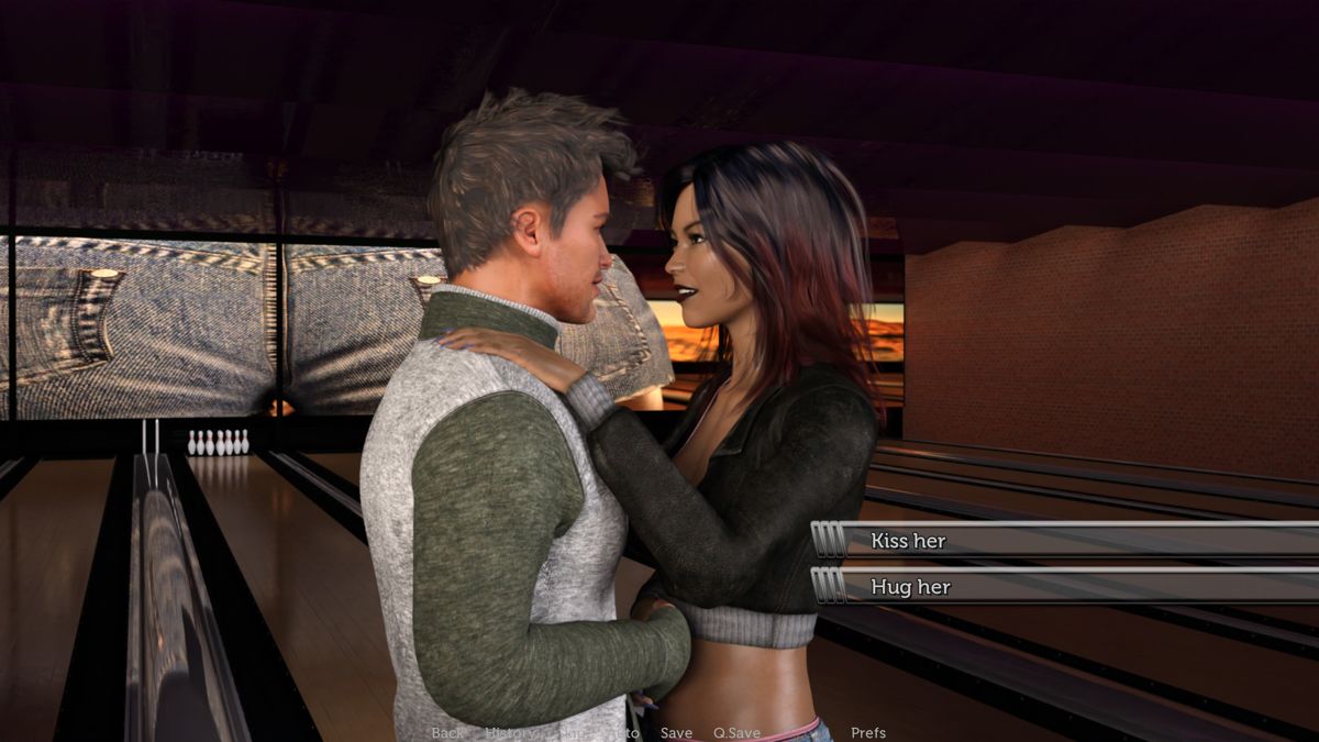 Leap of Faith (Windows) screenshot: On a date with Kira